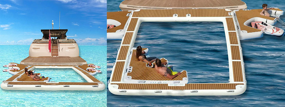 water lounge chair