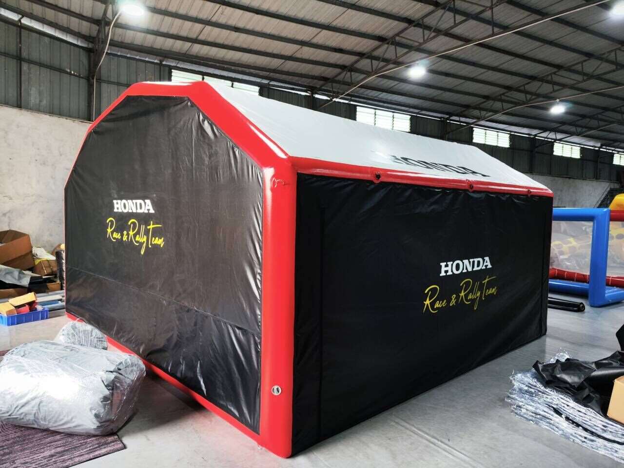 rally car tent