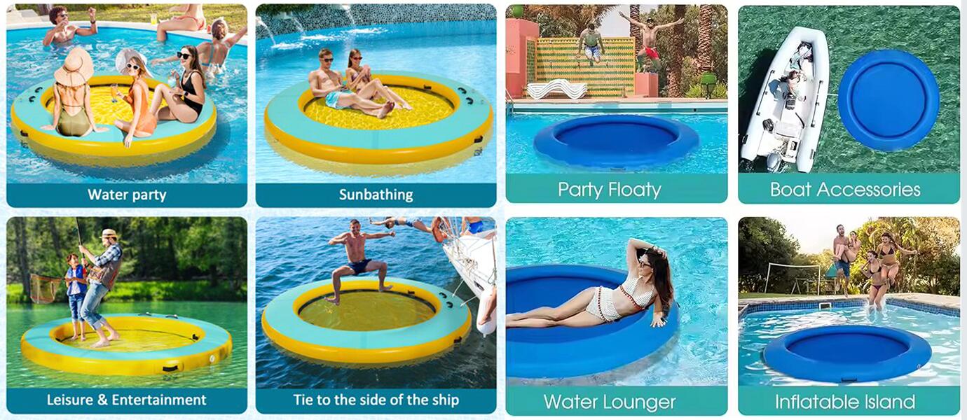Inflatable Circular Mesh Dock