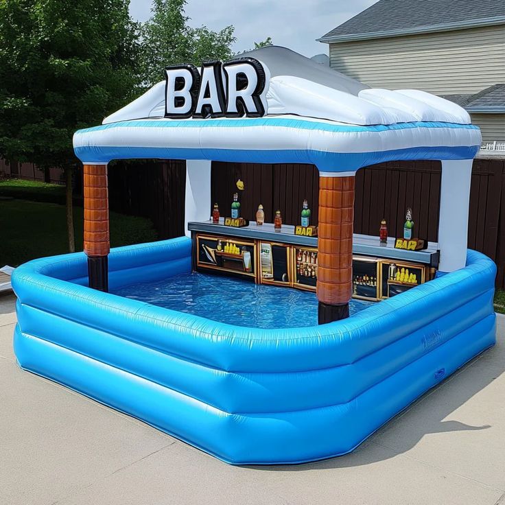 above ground pool bar
