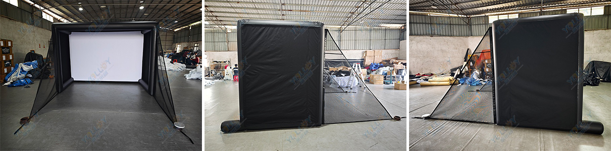 Yolloy Inflatable Golf Simulator Enclosure for sale