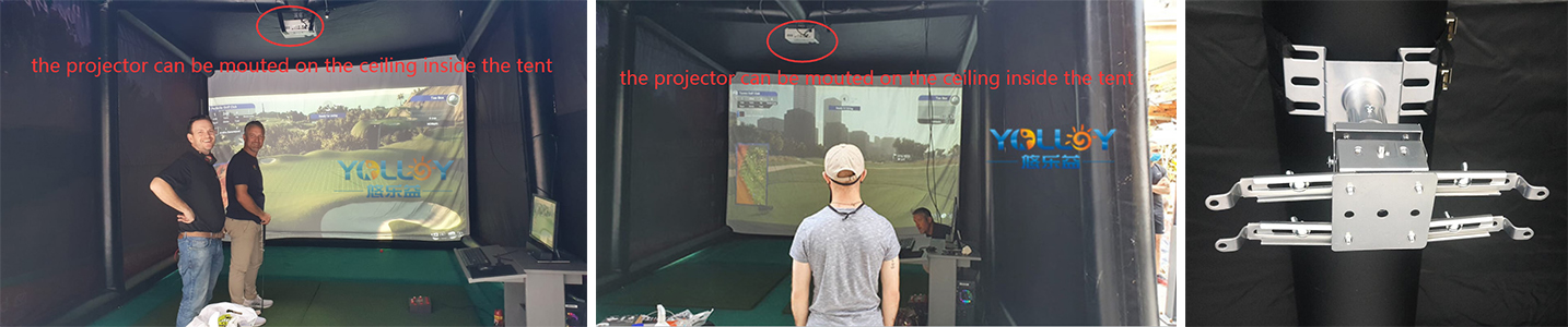 Inflatable Golf Sim Bay Room Tent