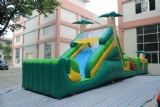 Commercial Inflatable Forest Obstacle Course with slide