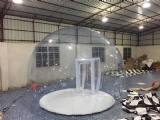 Inflatable snow globe for party exhibition