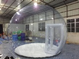 Inflatable snow globe for party exhibition