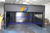 External Size: 4.6m*5.2m*2.8m
Screen Size: It is 3.2mL*2.4mW
Color: Black or can be customized
Material: PVC Tarps&Oxford fabric
Weight: About 60kgs for the tent
