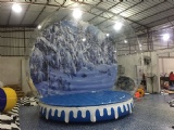 Size:5m diameter
Color: as picture 
Material:clear PVC + PVC tarpaulin
Packing size:105cm*60cm*60cm/78kgs