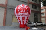 Inflatable advertising balloon