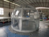 Airtight frame inflatable bubble tent