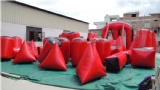 7-10 Man Paintball Field With 44 Inflatable Air Bunkers