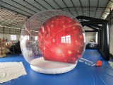 Inflatable snow dance globe