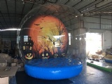 Size:4m diameter
Material:PVC tarps+Clear PVC
Weight about :53 kgs
Packing size:53x53x85cm
