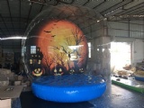 Size:4m diameter
Material:PVC tarps+Clear PVC
Weight about :53 kgs
Packing size:53x53x85cm
