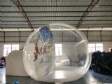 Size:5m diameter or can be customized
Material:PVC tarps + Clear PVC
Color & Size:can be customized
Packing size:93x60x60cm/74kgs