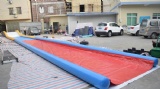 Air Sealed Inflatable Water Slides For Lake  Inflatable Slip N side