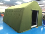Size for each tent: 6mLx4mWx3mH       
Material:PVC tarpaulin(Commercial grade)
Color & Size:can be customized