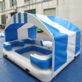 6 person Inflatable Floating Water Island With Shade