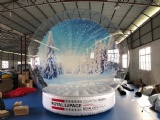 Size:4m diameter
Material: Clear PVC + PVC tarps
Color & Size:can be customized
Weight about：56*78*58/68kgs