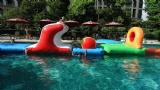 Inflatable Obstacle Course for Pool