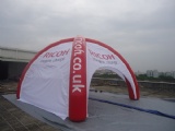 Inflatable dome tent for advertising