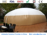 Model:IT-810-1
Material:commercial grade PVC tarpaulin or Oxford fabric
Size:15.5x11m
Color:brown&white, or customized