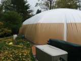 Air blow up cover tent for pool