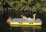 Air blow up floating deck inflatable dock