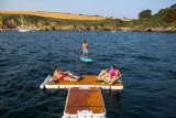 Air blow up floating deck inflatable dock