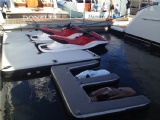 Float yacht deck inflatable motor boat dock