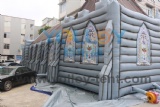 Air blow-up church tent mobile inflatable church