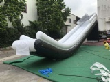 Inflatable dock slide