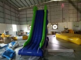 Inflatable dock slide