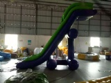 Inflatable dock slide