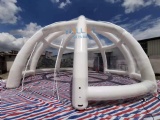 Inflatable star gazing clear dome