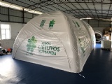 Inflatable X exhibition dome building