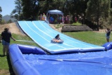 Inflatable city water Slip & Slide gymnastics mat