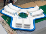 Material:DWF&PVC tarps
Size:7.43m x 6.62m
Weight: about 146KG/set