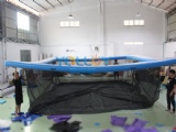 Inflatable sea pool for yacht