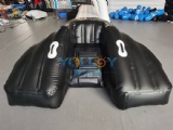 Yatch inflatable water jousting balance beam game