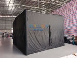 Mobile Inflatable tent for golf simulator