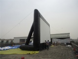 Outdoor inflatable tv screen