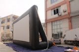 Inflatable outdoor movie screen