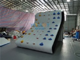 Inflatablle rock climbing wall for super yacht