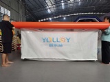 Inflatable Floating pool for safety swimming at sea