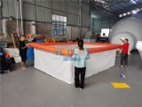 Inflatable Floating pool for safety swimming at sea