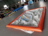 Inflatable Floating pool for safety swimming at sea