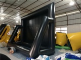 Outdoor inflatable screen for movie