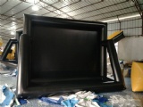 Outdoor inflatable screen for movie