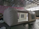 Inflatable spray booth car detailing tent