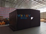 Inflatable golf enclosure studio tent